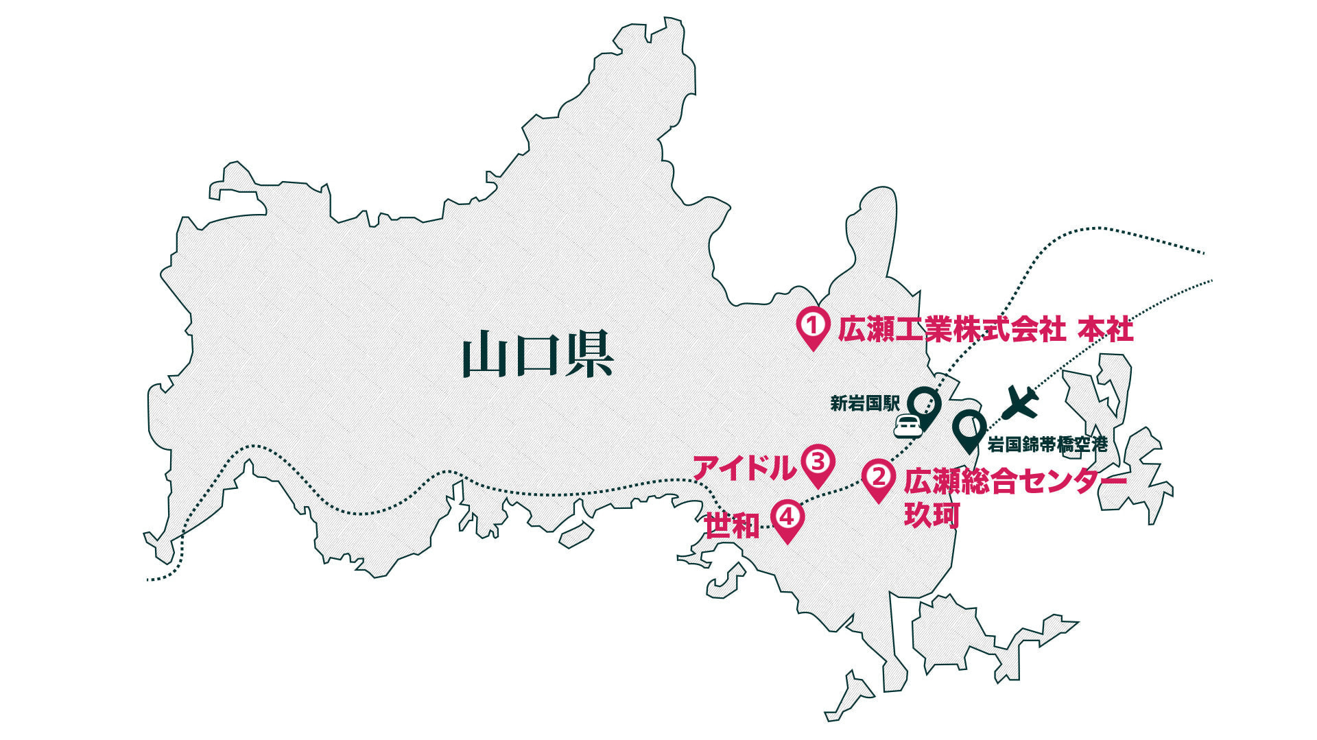 広瀬工業株式会社の地図